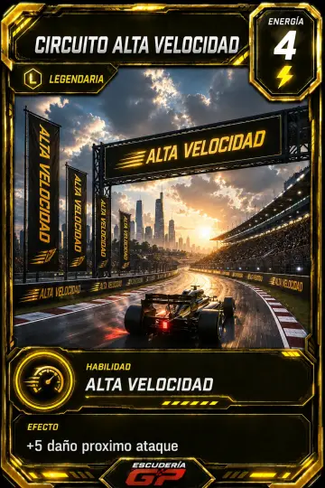 Carta Circuito Alta Velocidad