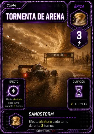 Carta Tormenta de Arena