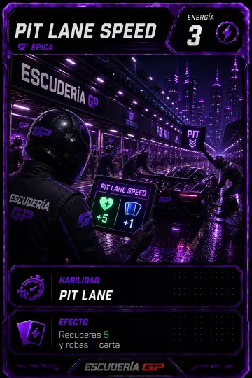Carta Pit Lane Speed
