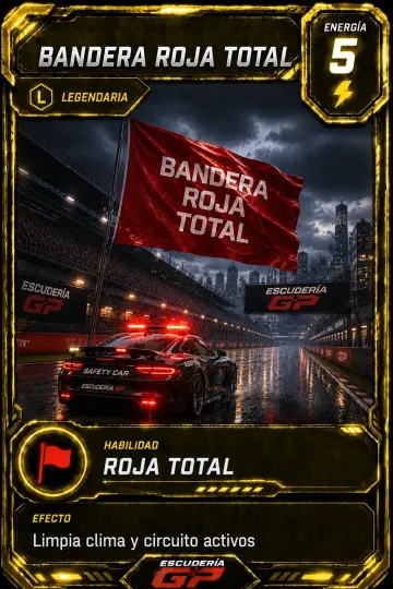Carta Bandera Roja Total