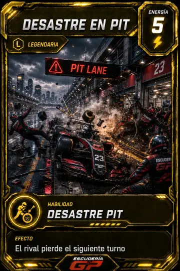 Carta Desastre en Pit
