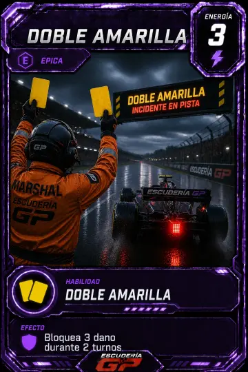 Carta Doble Amarilla