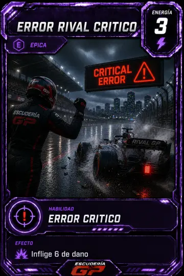 Carta Error Rival Critico