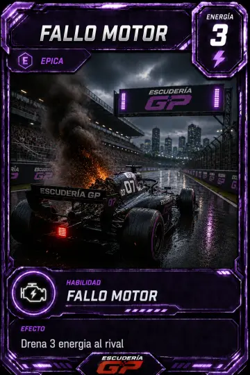 Carta Fallo Motor