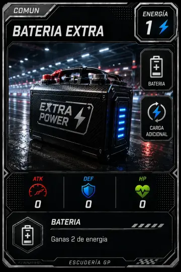 Carta Bateria Extra