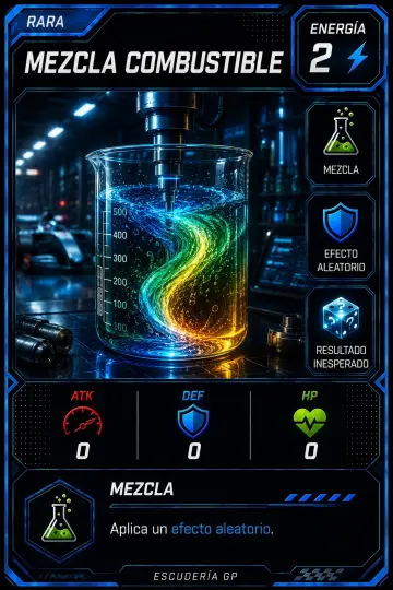 Carta Mezcla Combustible